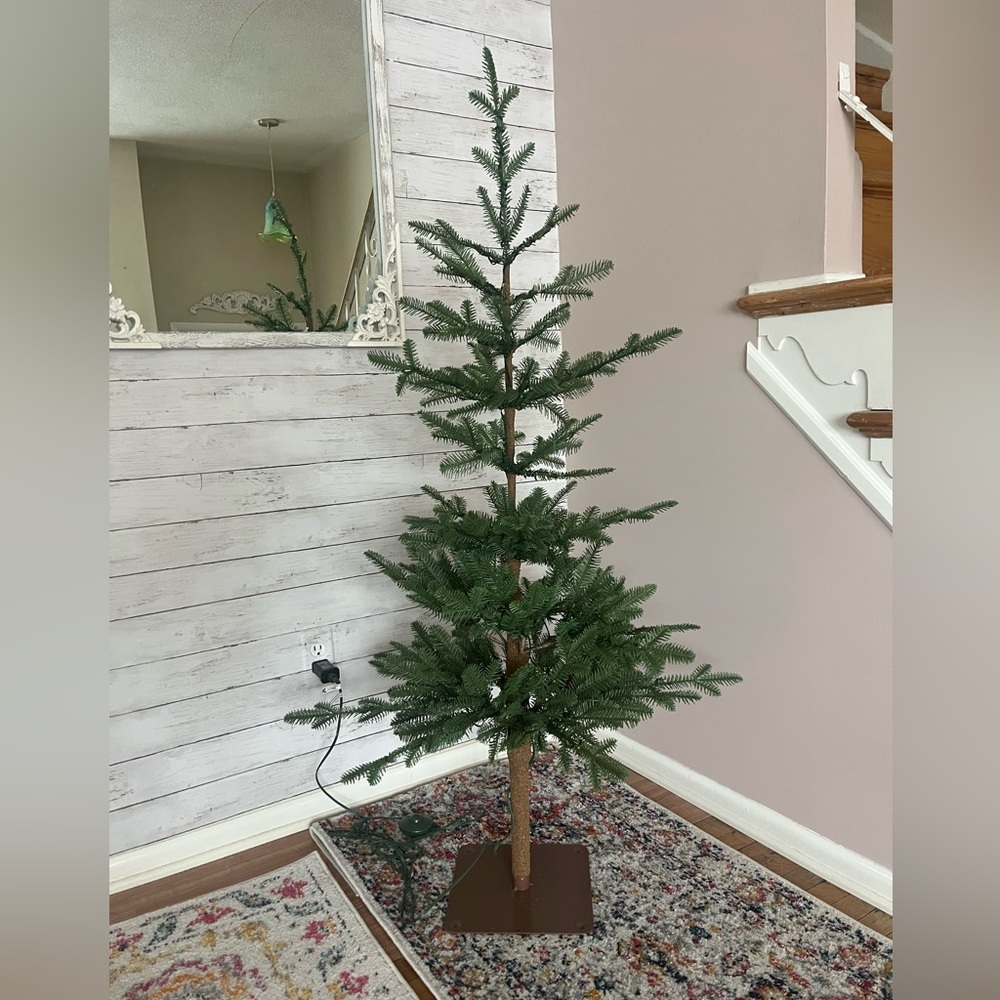 Balsam Hill Alpine Balsam Fir Sparse Christmas Tree 4.5 ft